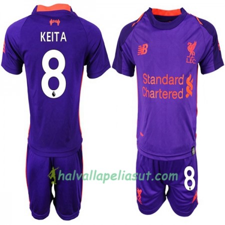 Jalkapallo Pelipaidat Liverpool KEITA 8 Lasten Vieraspaita 2018-2019 Lyhythihainen